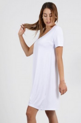 φόρεμα-μίνι-λευκό